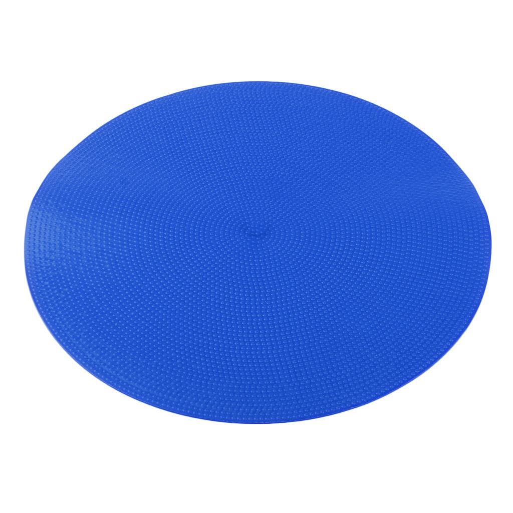 10PCS Round PVC Flat Training Spot Markers Soccer Flat Cones Blue&Yellow