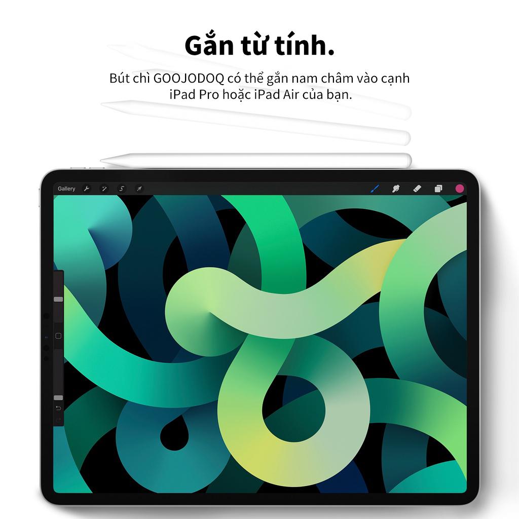 [HÀNG CHÍNH HÃNG GOOJODOQ] CD3240 - Bút Cảm Ứng GD12 Cho IPad Với Tính Năng Chống Tì Tay - Sạc Không Dây Dành Cho &quot;Ipad Air 3 2019 Pro 11 Pro 12.9 Ipad mini 5 Ipad 10.2 iPad 2018 &amp; 2019 &amp; 2020 Không phù hợp với iPad 2017 2016 2015&quot;