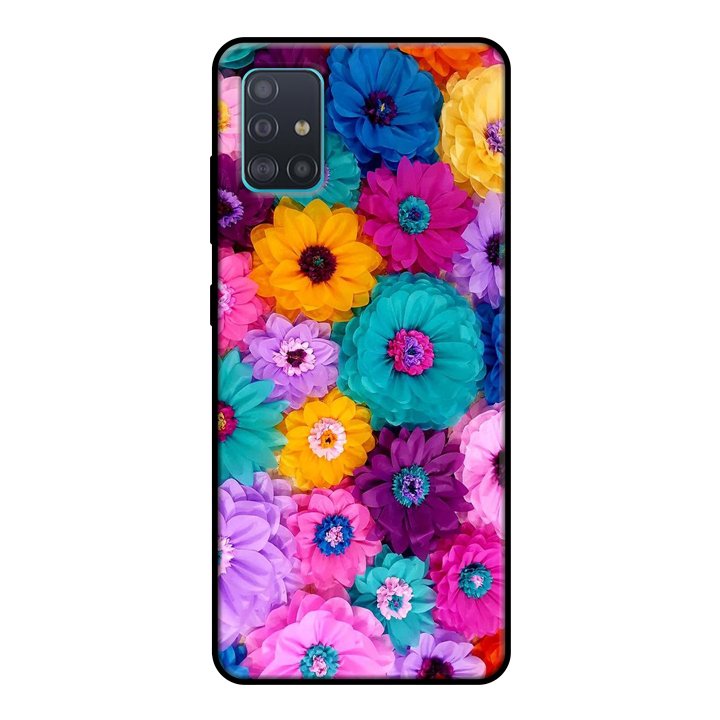 Ốp lưng điện thoại Samsung Galaxy A51 viền dẻo TPU BST HOA Mẫu 13