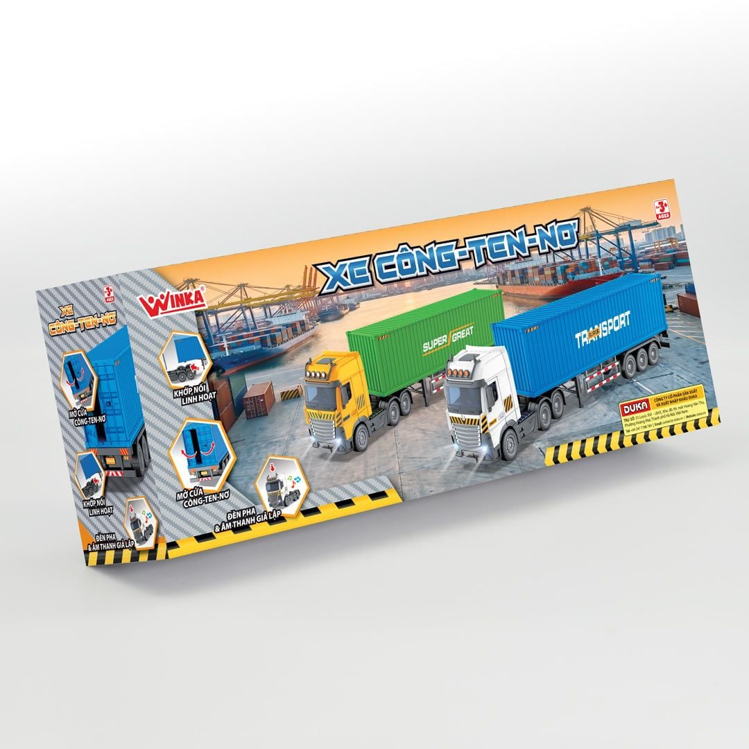 Đồ Chơi DUKA: Xe Công Ten Nơ - DK81469
