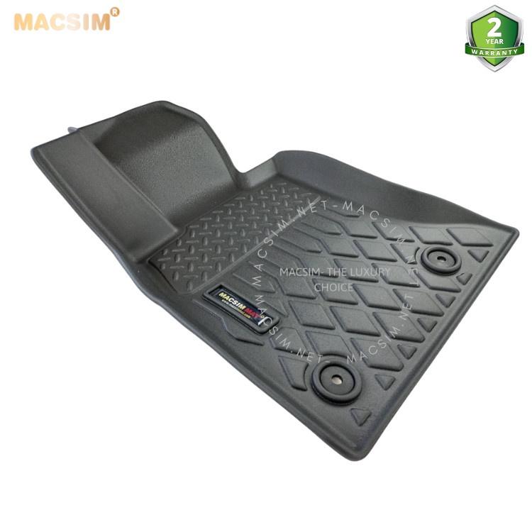 Thảm lót sàn xe ô tô VinFast Fadil Nhãn hiệu Macsim chất liệu nhựa TPE cao cấp màu đen