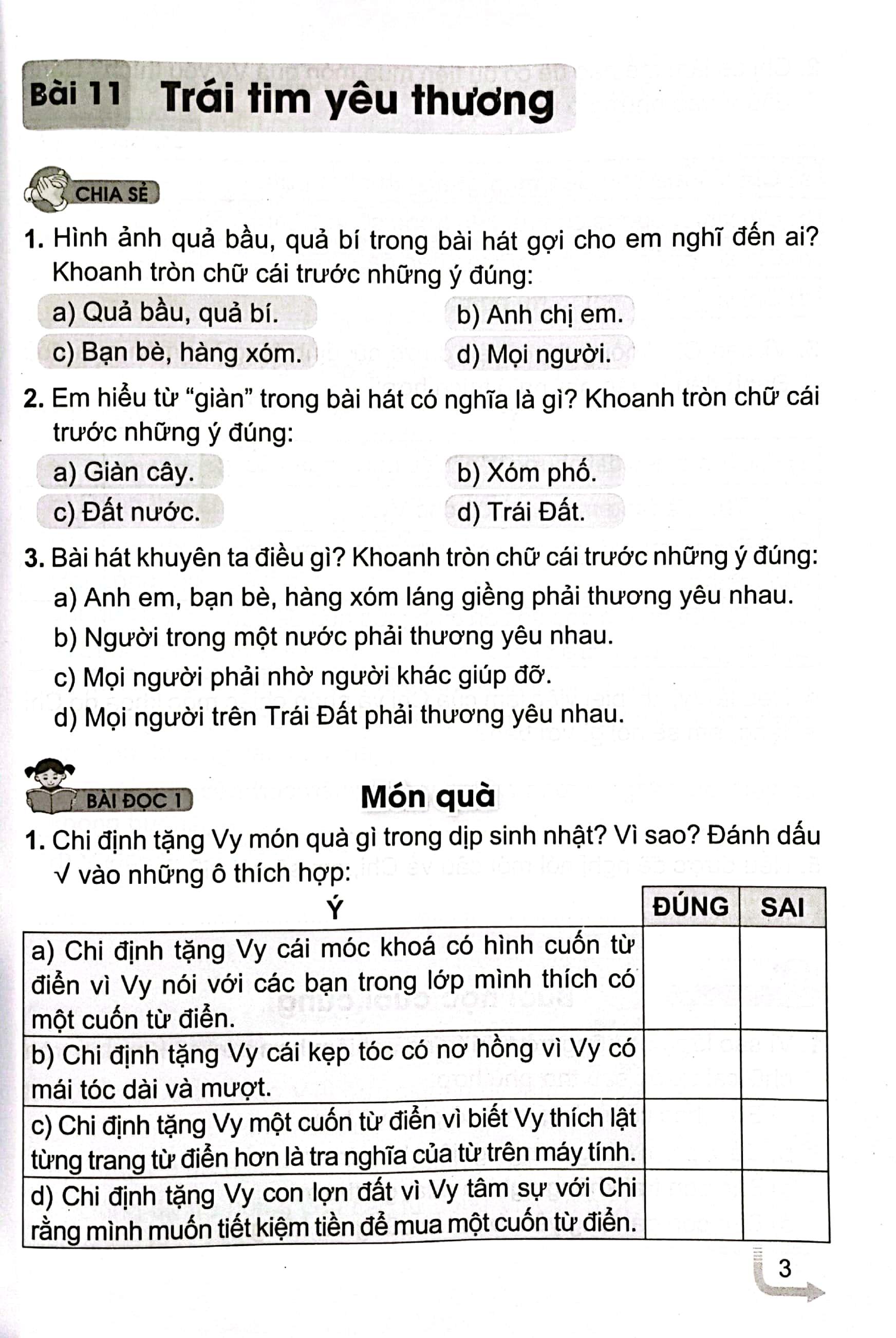 Vở Bài Tập Tiếng Việt 4 - Tập 2