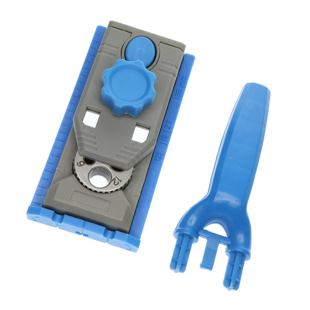 Jig Pocket Hole Drill Round Tenon Locator Woodworking Joinery Joining Tool