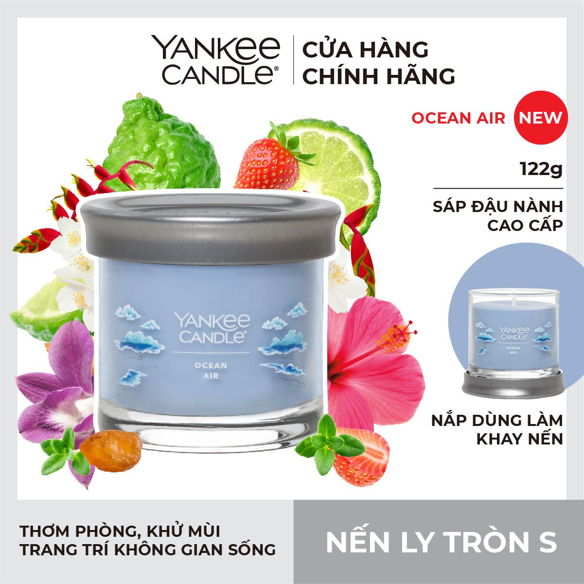 Nến ly tròn sáp đậu nành Yankee Candle size S (122g) - Ocean Air