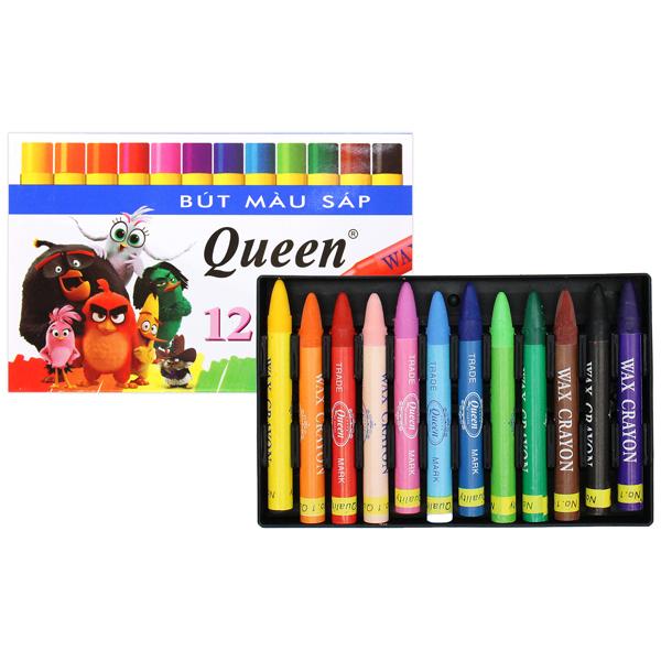 Hộp 12 Bút Màu Sáp - Queen PC-012