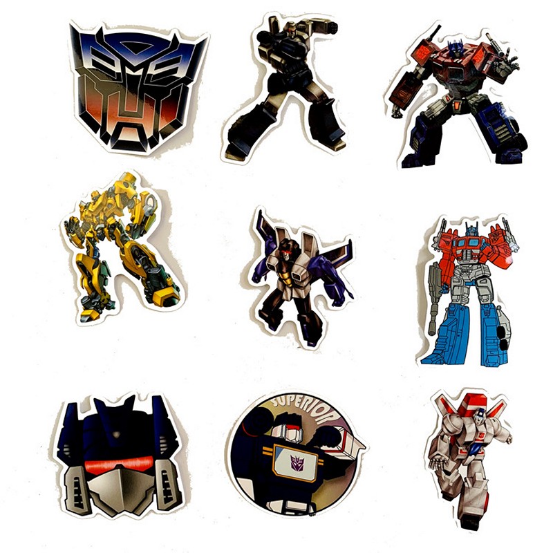 Sticker 50 miếng hình dán Transformer