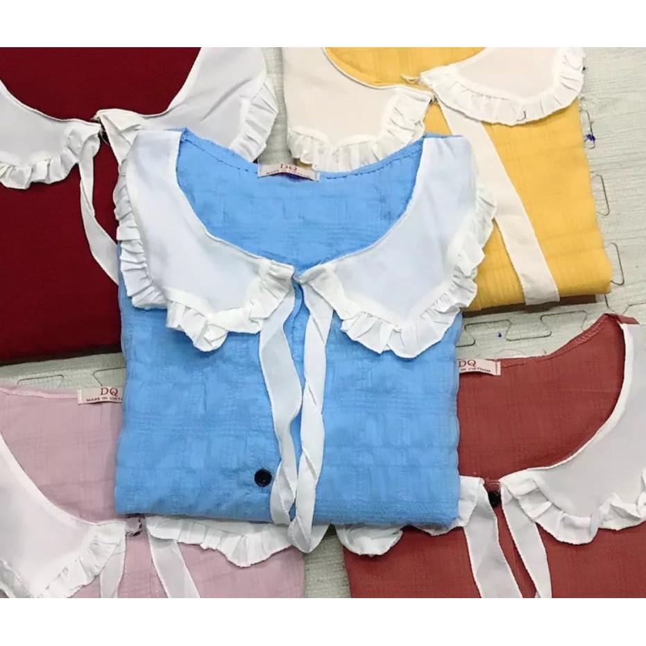 BỘ PIJAMA TIỂU THƯ ĐŨI XỐP ĐÙI