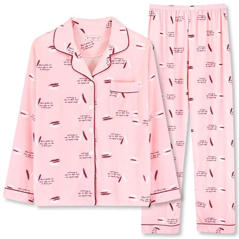 Bộ Pyjama dài tay lookbook Hàng QC cực xinh