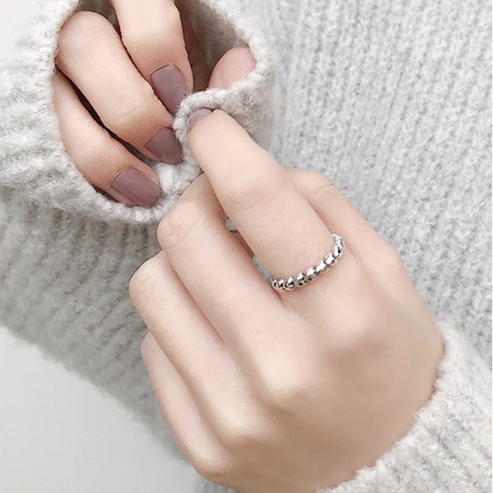 Nhẫn Bạc Nữ | Nhẫn Nữ Bạc Thái Hình Tim Xinh Xắn N1730 - Bảo Ngọc Jewelry