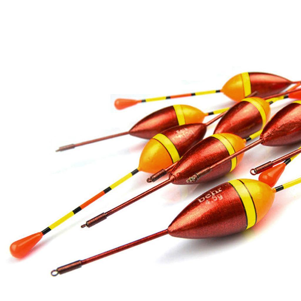 10pcs Fishing Wood Floats Bobbers Vertical Buoy Carp Coarse Fishing Tackle