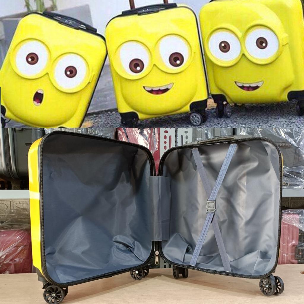 Vali Kéo Trẻ Em. Vali Size 18 inch Cho Bé Trai Và Gái, Dập Nổi 3D Dễ Thương