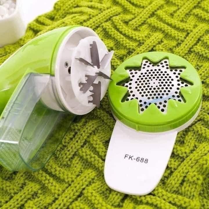 Máy Cắt Lông Xù Quần Áo, Tất, Chăn Sạc Pin - Máy Cắt Lông Xù 6 Lưỡi Kèm Lưỡi Dự Phòng