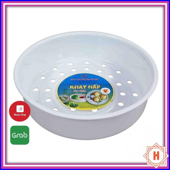 Khay hấp tròn NHỰA VIỆT NHẬT - Xửng hấp thức ăn { H }