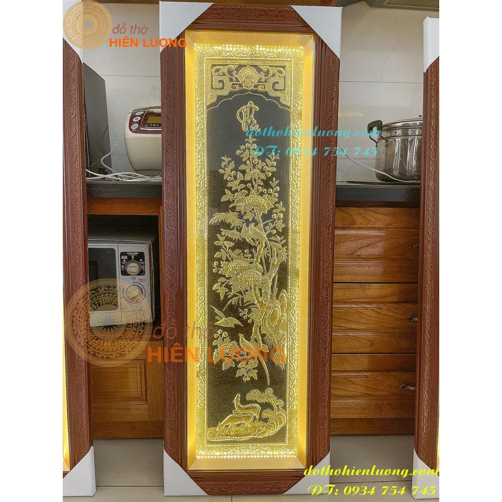 Bộ Tranh Tứ Quý Bằng Đồng Xuân-Hạ-Thu-Đông Liền Tấm