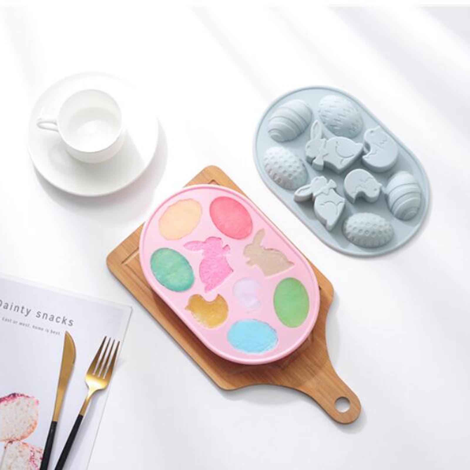 Silicone Chocolate Mold Candy Cookie Cake Baking Mould DIY Jelly Mold Pink