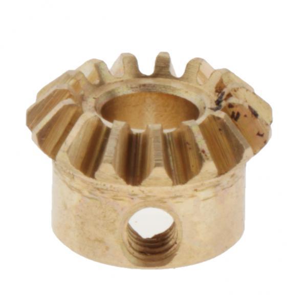 2-6pack 0.8 Modulus Brass Bevel Gear 15 Tooth 3 to 6mm Diameter Hole C
