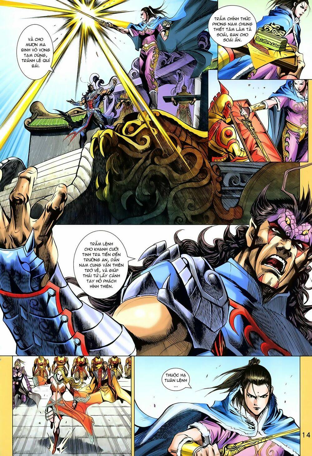 thần binh vấn thiên chapter 19 13