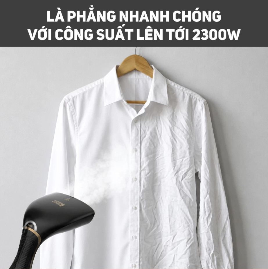 Bàn Là Hơi Nước Cầm Tay LEBENLANG LBR9725 - 2300W, Diệt Khuẩn 99.9% - Hàng Chính Hãng Bảo Hành 2 Năm