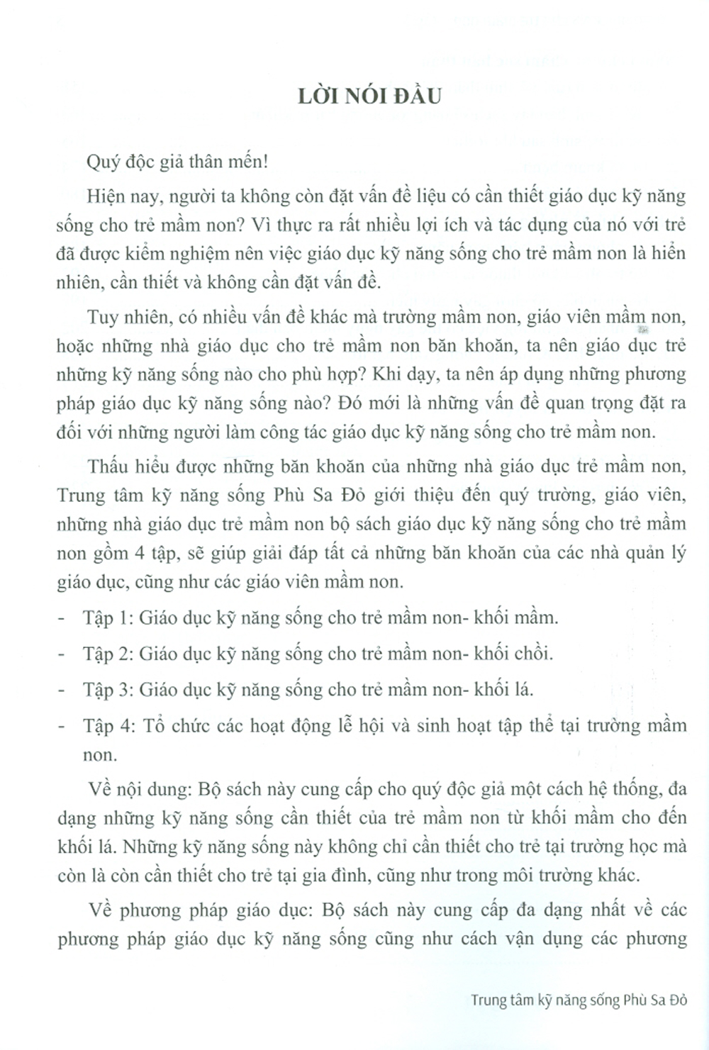 Giáo Dục Kỹ Năng Sống Cho Trẻ Mầm Non - Tập 3 (Sách Dành Cho Giáo Viên)