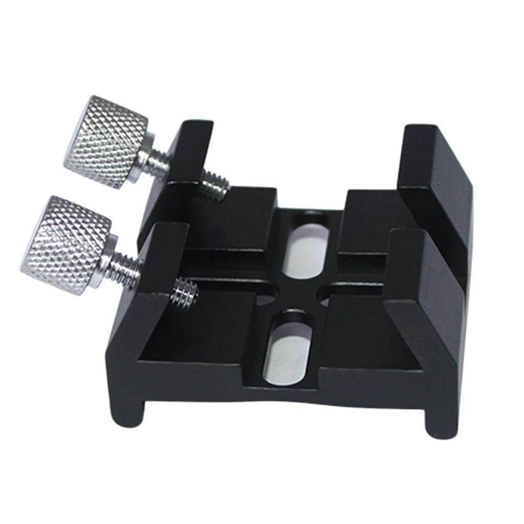 2X Aluminum Made Telescope Finder Scope Mount Dovetail Base Plate Slot Bracket