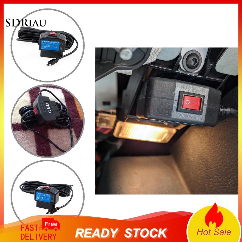 Cáp sạc chuyển đổi dữ liệu OBD DVR thông dụng cho xe hơi