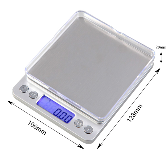 Cân tiểu ly điện tử 500g/0.01g Platfrom