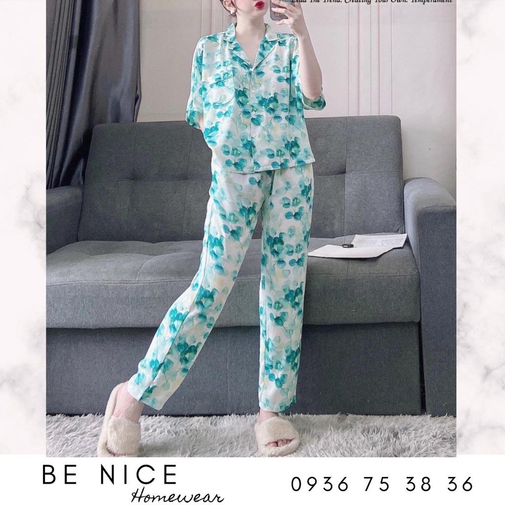 Set pijama tay cánh dơi form rộng nhiều họa tiết, Be Nice Homewear