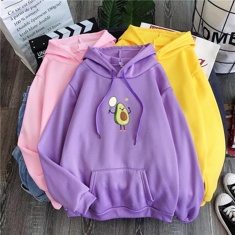 ÁO HOODIE IN HÌNH QUẢ BƠ