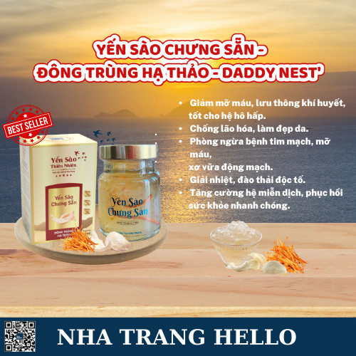 Yến Sào Chưng Sẵn - Đông Trùng Hạ Thảo - Daddy Nest'