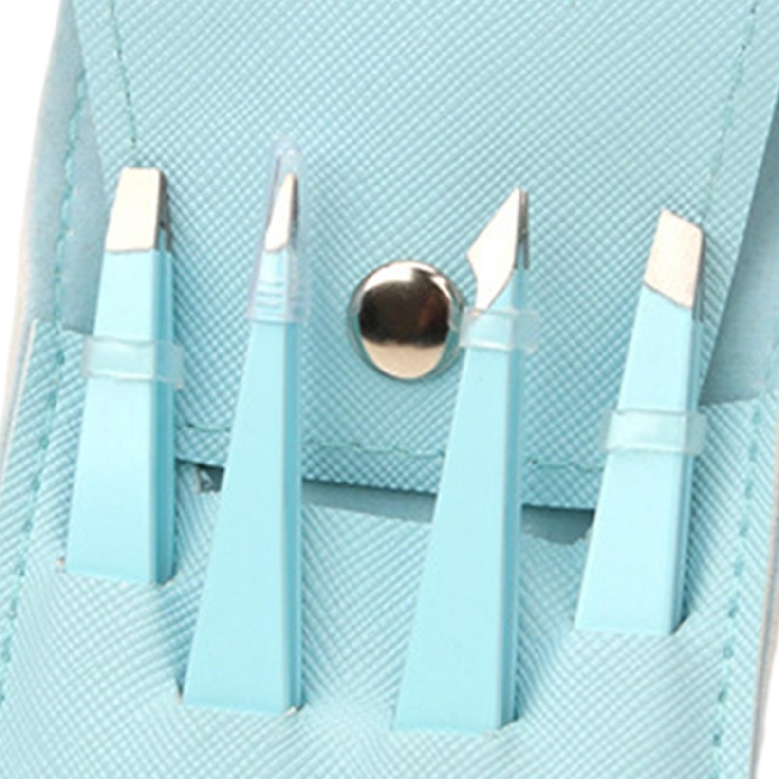 Fine Hairs Puller Stainless Steel Professional 4 in1 Slanted Black