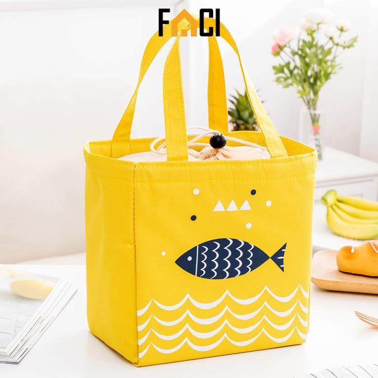 Túi giữ nhiệt đựng hộp cơm chống thấm nước bảo quản thực phẩm cực tốt cho dân văn phòng