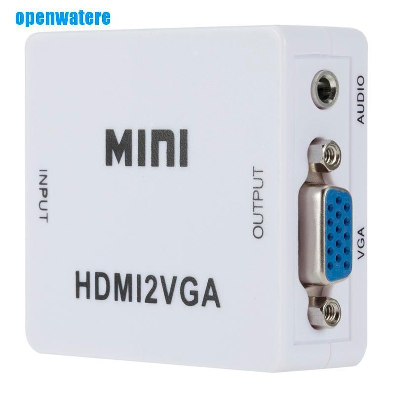 Bộ Chuyển Đổi Vga Sang Hdmi Full Hd 1080p Cho Pc Laptop Dvd Hdtv