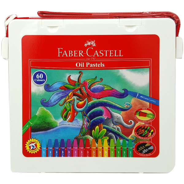 Bút Sáp Dầu 60 Màu Faber Castell 120100 + Chuốt