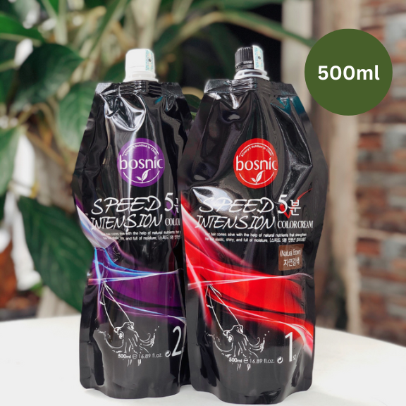 Kem Nhuộm Phủ Bạc 5 Phút BOSNIC 500ML