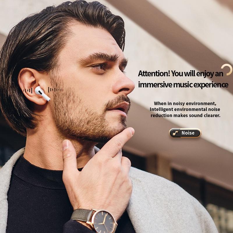 Tai Nghe Bluetooth Không Dây Âm Thanh Siêu Trầm Type-c Có Micro Và Hộp Sạc