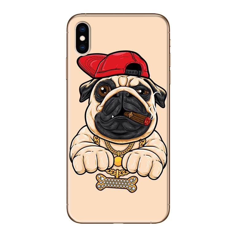 Ốp lưng dành cho iPhone X/XS/XS MAX - Pulldog Hiphop Nền Vàng