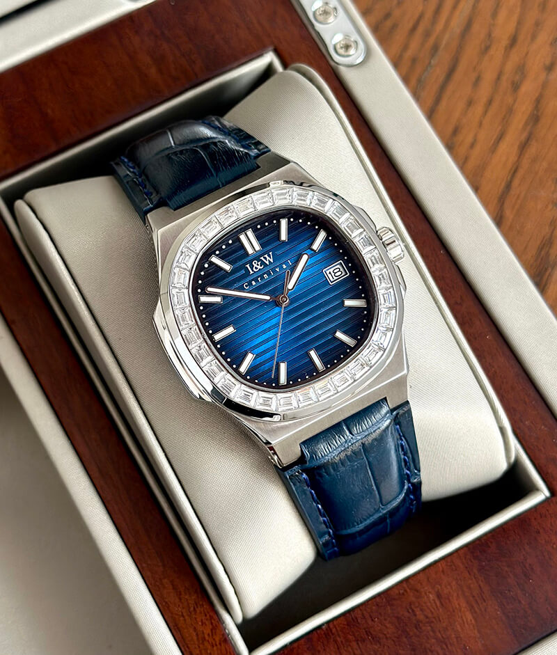 Đồng hồ nam chính hãng IW Carnival IW721G-7,kính sapphire,chống xước,chống nước 50m,Bh 24 tháng,máy cơ (automatic)
