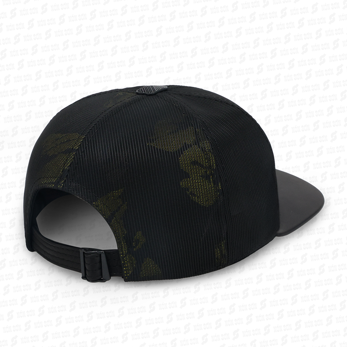 Mũ snapback hiphop NÓN SƠN hoa văn ngẫu nhiên MC210AK-ĐN3HV