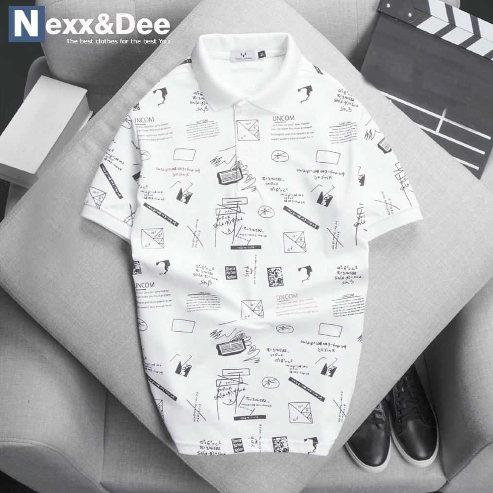 Áo thun polo nam HOẠ TIẾT CHẤM BI có cổ bẻ cá sấu big size 3xl cao cấp trẻ trung ND06