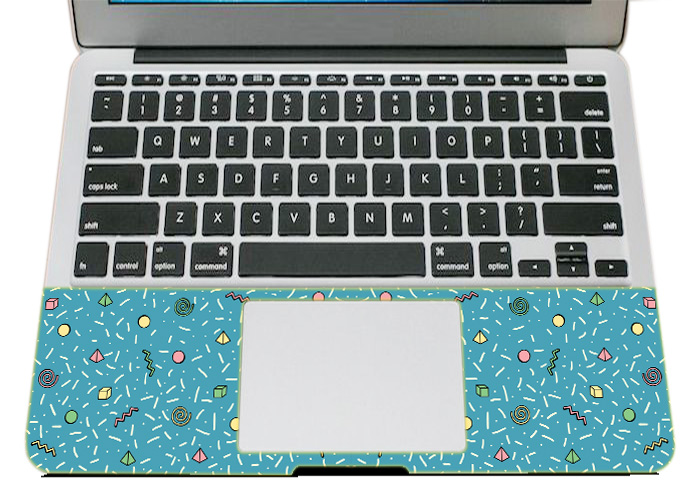 Miếng Dán Trang Trí Mặt Ngoài + Lót Tay Laptop Hoa Văn LTHV - 469