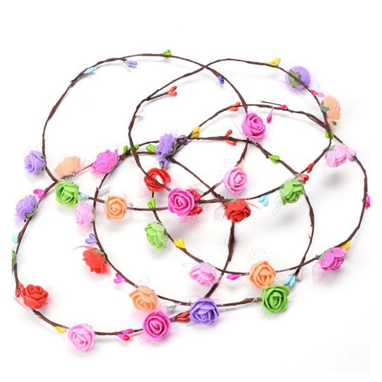 Vòng Hoa Đội Đầu Chụp Ảnh Kỷ Yếu (6 bông)