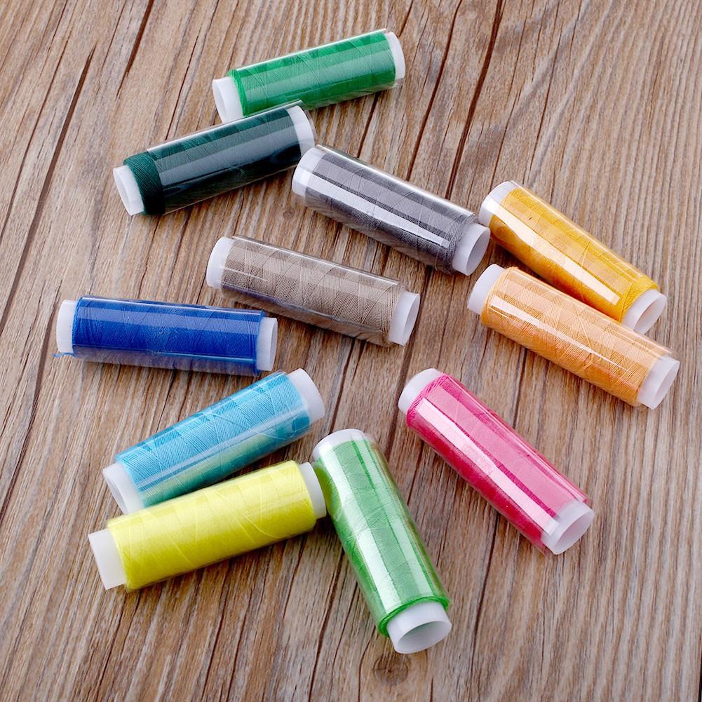 Cuộn Chỉ Thêu Nhiều Màu Sắc Kèm Hộp Đựng 39 Cuộn