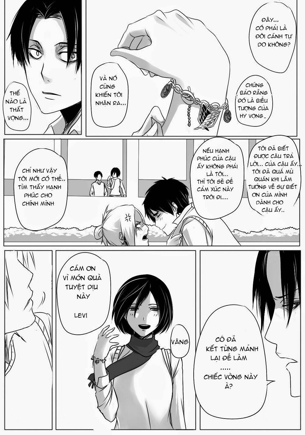 đại chiến titan - doujinshi về cuộc tình tay 4 chapter 5 10