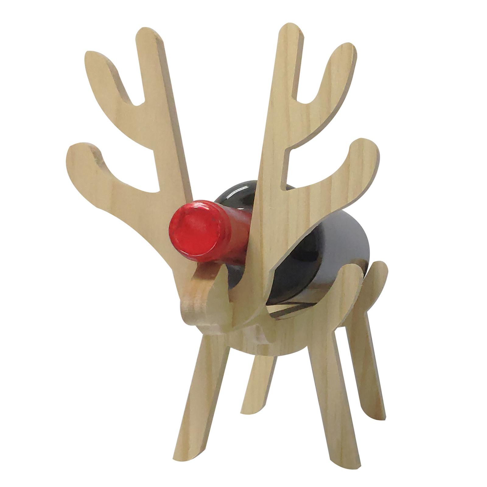 Wooden Wine Rack Holder Cabinet Natural Wood Wine Display Storage