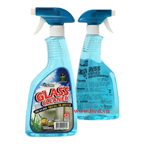 Chai xịt tẩy rửa, vệ sinh kính Sandokkaebi 600ml hàng nội địa Hàn Quốc