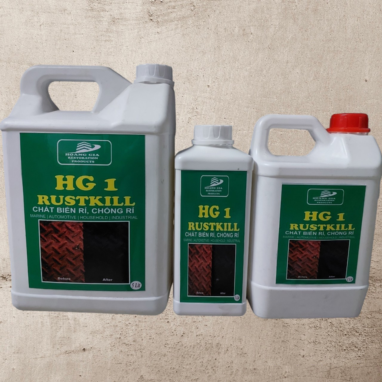 Chất tẩy gỉ sắt, chuyển hoá rỉ RUSTKILL HG1 1L