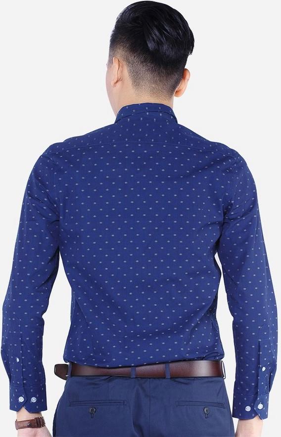 Áo sơ mi nam dài tay ALIGRO cổ bẻ dáng ôm body 100% chất cotton form slimfit ALGS148