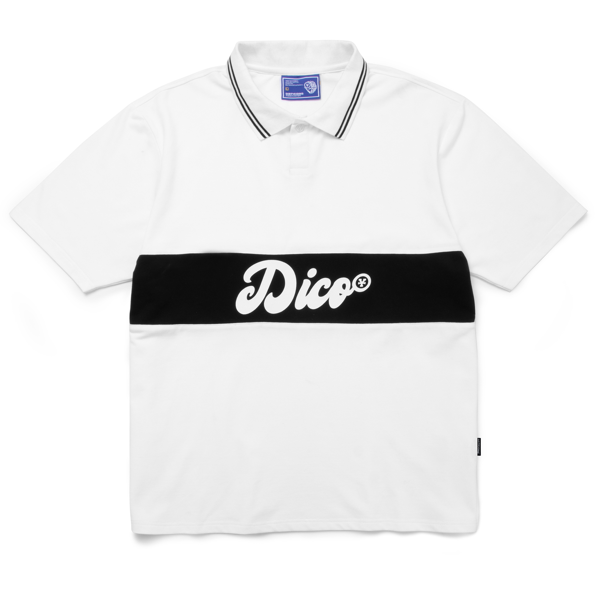 Áo Dico Comfy Polo - White