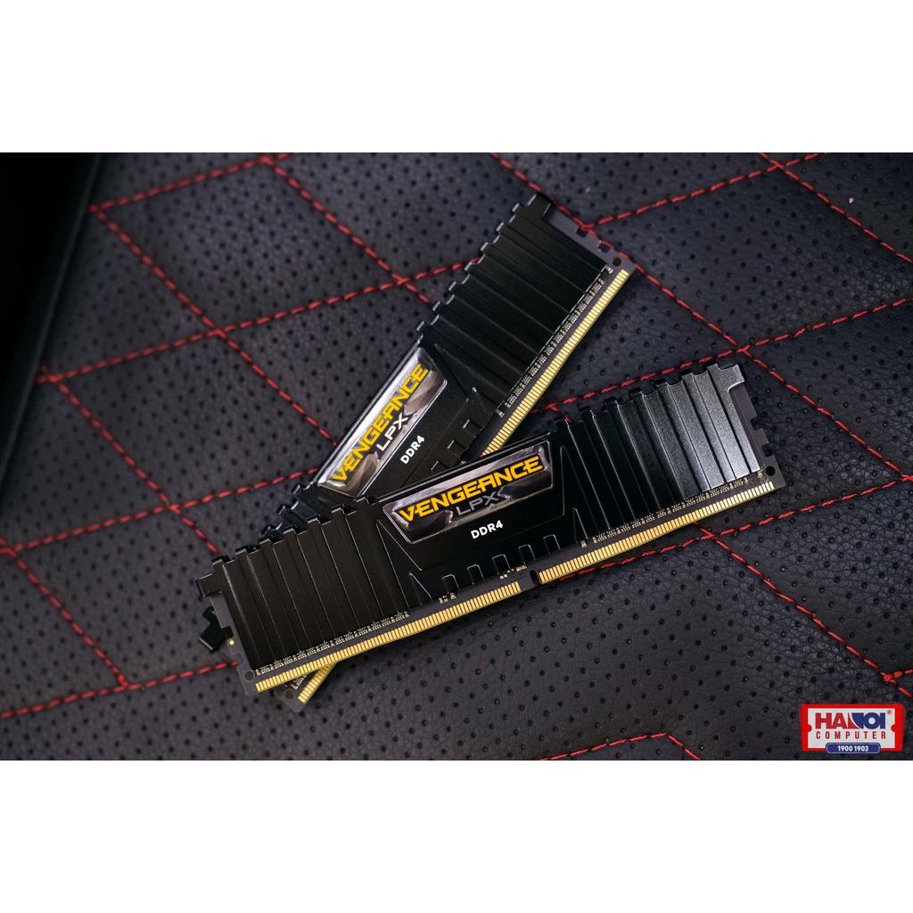 Bộ nhớ trong Corsair DDR4 Vengeance LPX 16GB (2x8GB) 2666 C16 đen /CMK16GX4M2A2666C16 Hàng chính hãng