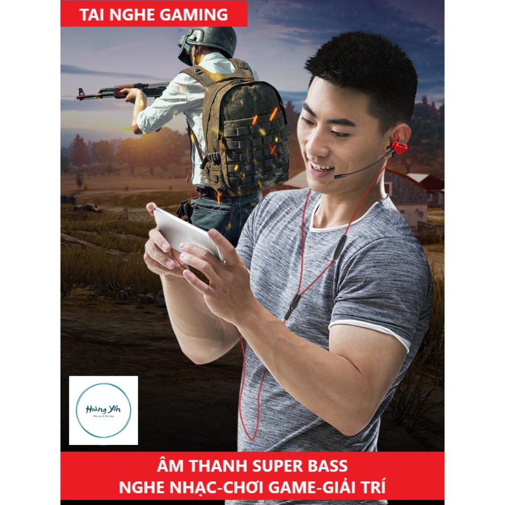 Tai Nghe Nhét Tai Gaming G10 NEW Pro 2022 Chống Ồn Cao Cấp Siêu Ngầu Dùng Cho Cả Máy Tính, Điện Thoại, Có Mic Rời